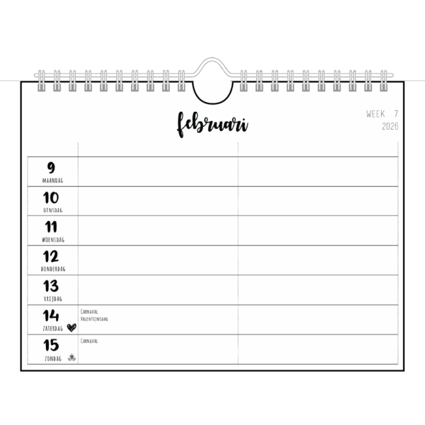 Familieplanner 2026 HIP - Afbeelding 4