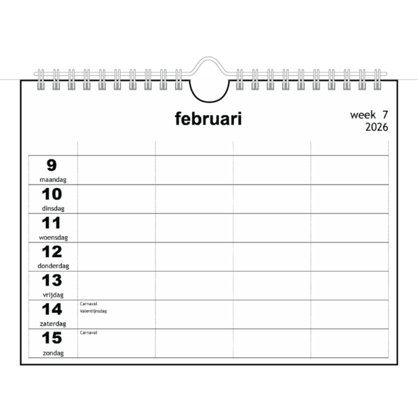 Familieplanner 2026 BASIC - Afbeelding 6