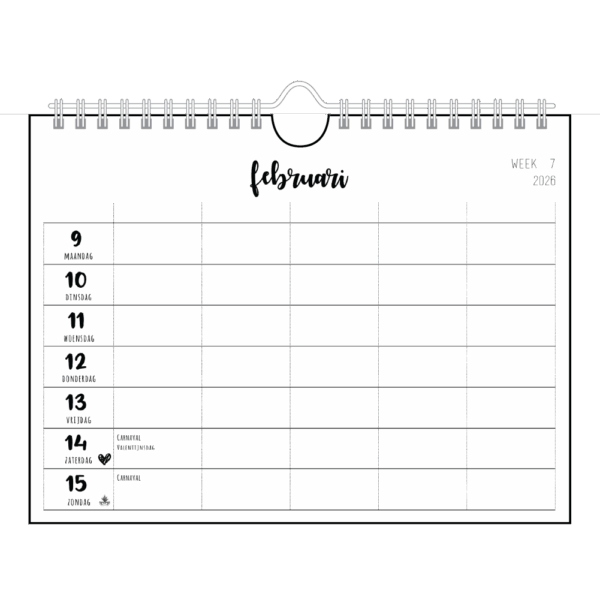 Familieplanner 2026 HIP - Afbeelding 5