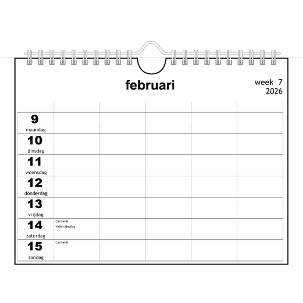 Familieplanner 2026 BASIC - Afbeelding 5
