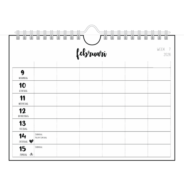 Familieplanner 2026 HIP - Afbeelding 6