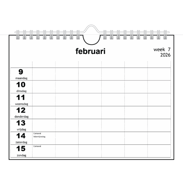 Familieplanner 2026 BASIC - Afbeelding 4