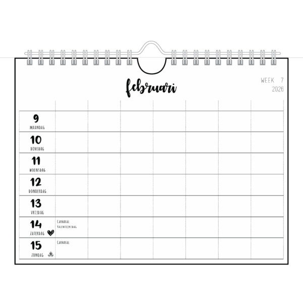 Familieplanner 2026 HIP - Afbeelding 7