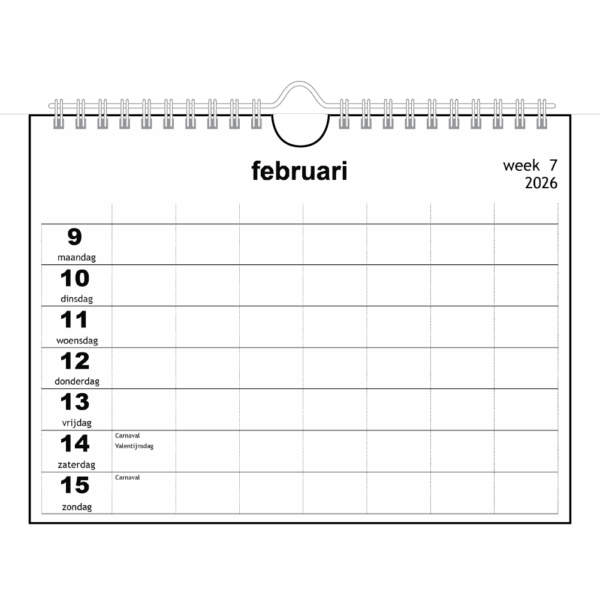 Familieplanner 2026 BASIC - Afbeelding 3