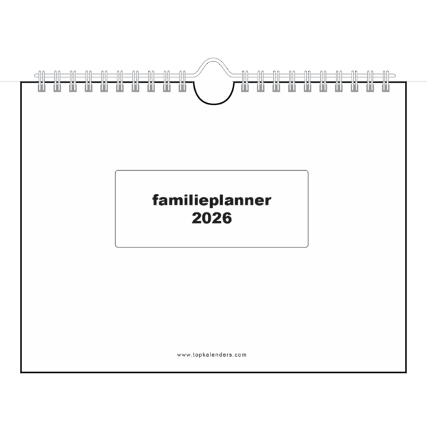 Familieplanner 2026 BASIC