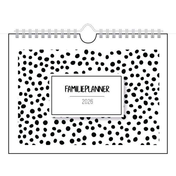 Familieplanner 2026 HIP OP MAAT GEMAAKT
